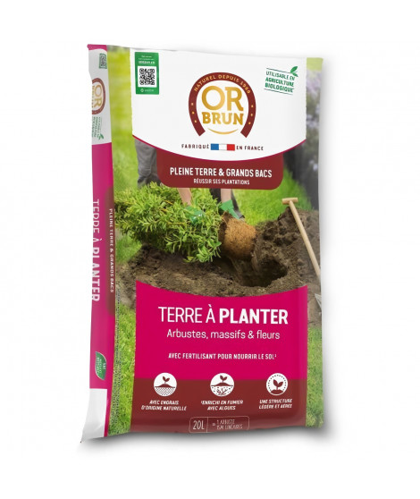 Terre a planter - OR BRUN - OBRTAP20N - 20 L
