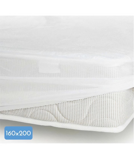 Protege-matelas - 160 x 200 cm x 25 xm - 100% Coton - 170 G/M2 - LOVELY HOME