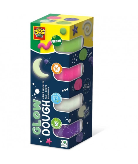 Pâte a modeler Feel good - Brillant (4x90gr) - SES CREATIVE
