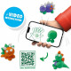 Pâte a modeler FunDo - Dinosaures (3x90gr-1x40gr) - SES CREATIVE - Interactive pour les jeunes enfants.