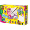 Moulage et peinture - Toiles pour peindre des princesses 3x - Loisirs créatifs - SES CREATIVE - Réaliser 3 peintures de princ…