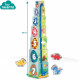 Tour de blocs a empiler avec figurines de dinosaures - Jeu d'adresse - SES CREATIVE - Tour empilable avec 3 figurines de dino…