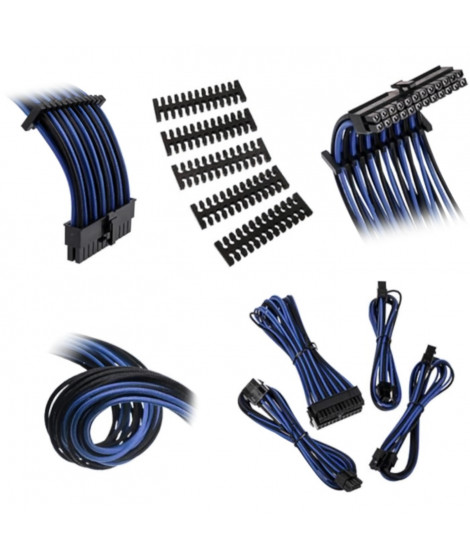 BITFENIX Alchemy 2.0 Extension Cable (Noir Bleu) - Rallonge alimentation câble interne