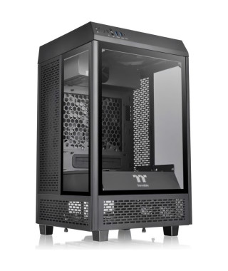 Boîtier PC - THERMALTAKE - The Tower 100 - Boitier sans alimentation - Mini tour - Format Mini-ITX - Noir ( CA-1R3-00S1WN-00 )