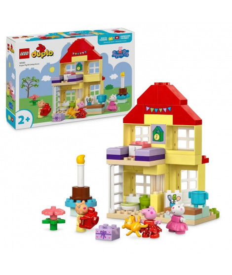 LEGO DUPLO 10433 La fete d'anniversaire chez Peppa Pig - Jouet a Construire des 2 Ans