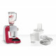 Robot de cuisine - BOSCH Kitchen machine MUM5 - Rouge foncé/silver - 1000W-7 vitesses+pulse - Bol mélangeur inox 3,9L