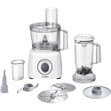 Robot multifonction BOSCH MultiTalent3 - Blanc - 800 W -  2 vitesses et pulse - Bol mélangeur 2,3 L - Bol mixeur 1 L - 2 disques