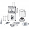 Robot multifonction BOSCH MultiTalent3 - Blanc - 800 W -  2 vitesses et pulse - Bol mélangeur 2,3 L - Bol mixeur 1 L - 2 disques