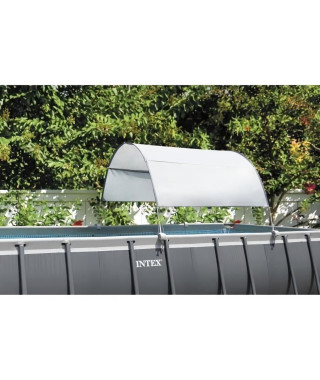 Voile d'ombrage - INTEX - Pour piscine hors sol - Anti-UV - 300 x 185 cm