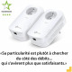CPL 1300 Mbps - TP-Link TL-PA8015P KIT - Prise CPL avec 1 Port Ethernet Gigabit et Prise Intégrée - Boitier CPL Kit de 2