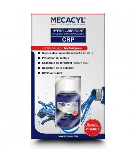 MECACYL CR-P Hyper-Lubrifiant spécial poussoirs hydrauliques tous moteurs - 100 ml