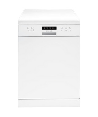 Lave-vaisselle pose libre BRANDT LVC147W - 14 couverts - Standard - L60cm - 47dB - Blanc