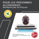 HOOVER MBC500 Aspirateur a main a UV spécial matelas  anti-allergene - 300 ml  Blanc bordeaux
