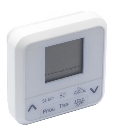 Thermostat digital - CHACON - 1150 W - 7 programmes - Blanc