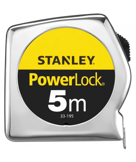 Mesure - STANLEY - 1-33-195 - 5 m x 25 mm - Powerlock Classic ABS
