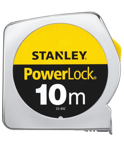 Mesure - STANLEY - 1-33-442 - 10 m x 25 mm - Powerlock Classic ABS