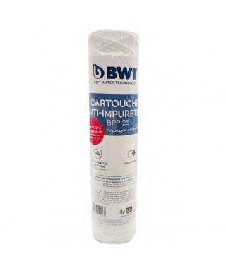Cartouche - BWT - bobinée 25µm - Capacité de traitement d'environ 6 mois