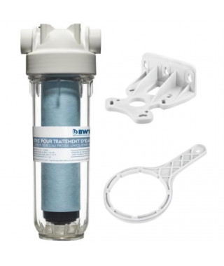 Filtre - BWT - B.PROTECT - Station anti-tartre 4-en-1 - Kit complet simple d'installation et entretien simplifié