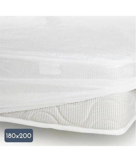 Protege-matelas - 180 x 200 cm x 25 cm - 100% Coton - 170 G/M2 - LOVELY HOME