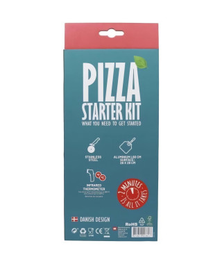 Coffret 3 pieces : pelle, thermometre et roulette - COZZE - 90380