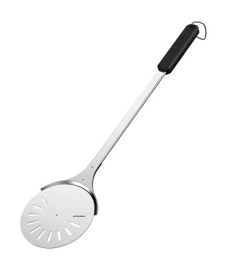 Pizza turning peel - COZZE - 90323 - Ø18x76 cm - Inoxydable
