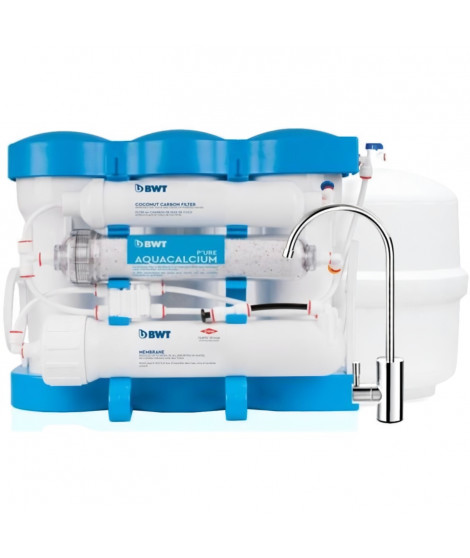 Osmoseur - BWT - P'URE AQUACALCIUM - Préfiltration a 3 étages, élimine impuretés et calcaire