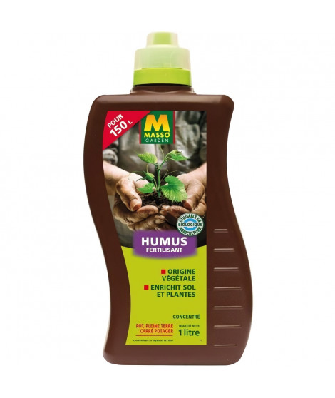 Humus fertilisant - MASSO GARDEN - 237916 - 1 L