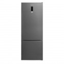 Réfrigérateur congélateur bas 472L - Total No Frost - affichage digital sur la porte - 41 dB - L70 cmxH186cm -inox