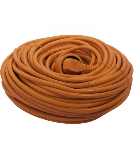 CHACON-Prolongateur HO5VVF 3 x 1,5 mm² 40 m - Orange