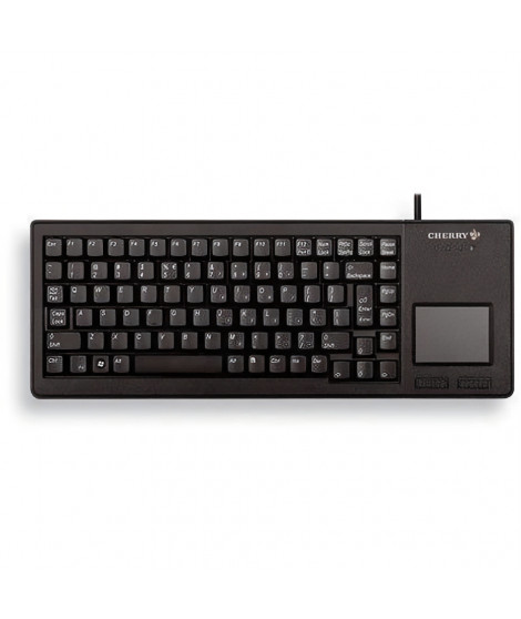 CHERRY Clavier Touchpad - Filaire - USB - Qwerty US - Noir