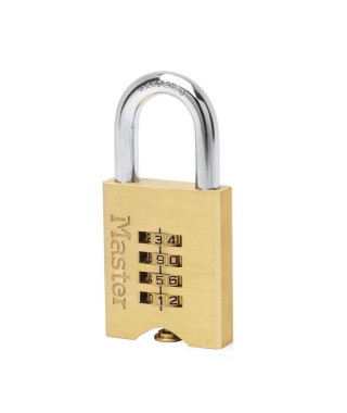 Master Lock Cadenas a combinaison Laiton massif 50 mm 651EURD
