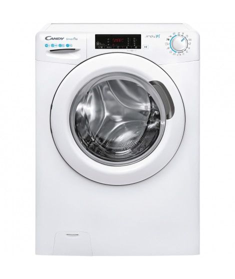 Lave-linge hublot CANDY CO12105TE/1-S - 10 kg - L60 cm - 1200 trs/min - Connecté wi-fi + Bluetooth - Blanc