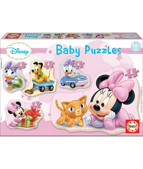 Puzzle bébé EDUCA - BABY MINNIE - 5 puzzles progressifs de 3 a 5 pieces