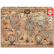 EDUCA -Puzzle -  EDUCA PUZZLE 1000 MAPPEMONDE