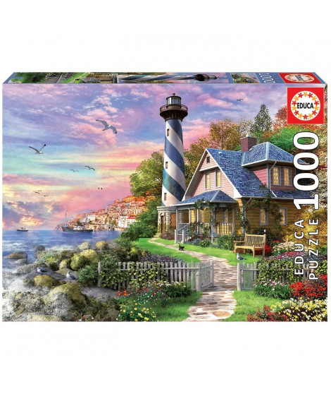 EDUCA Puzzle 1000 Phare A Rock Bay