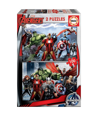EDUCA - Puzzle - 2x100 AVENGERS