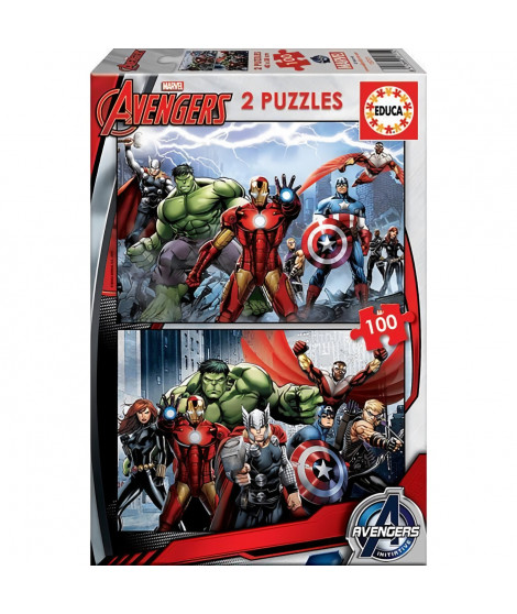 EDUCA - Puzzle - 2x100 AVENGERS