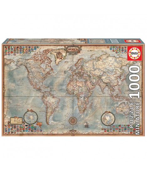 EDUCA - Puzzle Le Monde 1000 pieces