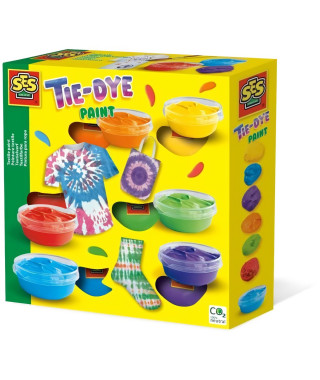 Peinture textile tie-dye - SES CREATIVE