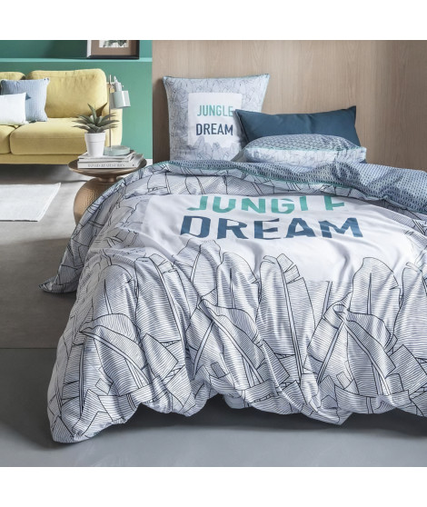 Parure de lit 2 personnes - TODAY - 240 x 260 cm - 100% Coton imprimé Jungle Dream