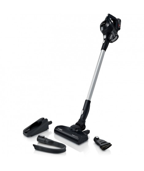 BOSCH BBS611BSC - Aspirateur balai multifonction sans fil - noir - aspirateur a main intégré - 2 vitesses - 30 mn d'autonomie