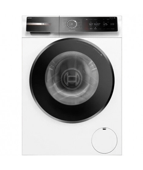 Lave-linge hublot - BOSCH SER8 - WGB256A0FR - 10,0 kg - 1.600 Tr/min - Moteur Induction - L60cm - Blanc