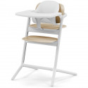 CYBEX - Pack 3-en-1 Lemo 2 avec Chaise Haute évolutive, Baby Set et Plateau - Sand White