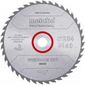 Lame de scie circulaire Pro - METABO - Precision Cut Wood HW/CT 254x30, 40 WZ 20°