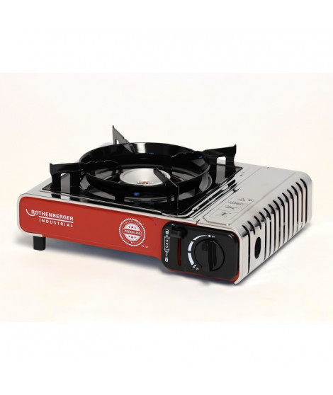 Réchaud a gaz - ROTHENBERGER - PREMIUM RS 220 - 2200 W - Gris et noir