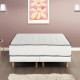 Ensemble matelas 180x200 cm + sommiers 2x90x200 cm - Ressorts ensachés - 7 zones de confort  - 27 cm - Équilibré - DEKO DREAM