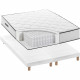 Ensemble matelas 180x200 cm + sommiers 2x90x200 cm - Ressorts ensachés - 7 zones de confort  - 27 cm - Équilibré - DEKO DREAM