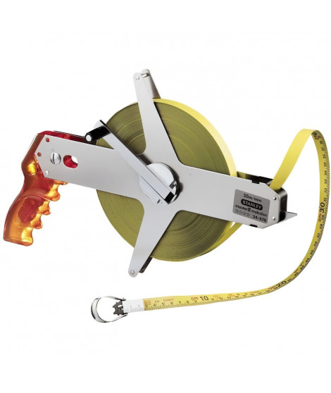 Mesure - STANLEY - 1-34-478 - Longue - 50 m x 12,7 mm - Ruban Acier - Mabolon Master II