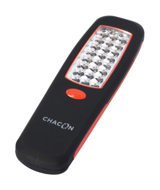 Veilleuse LED rectangulaire magnétique - CHACON - Piles incluses - Noir