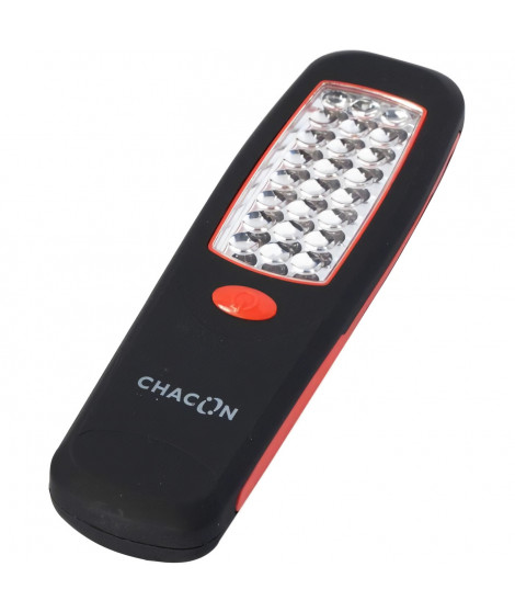 Veilleuse LED rectangulaire magnétique - CHACON - Piles incluses - Noir